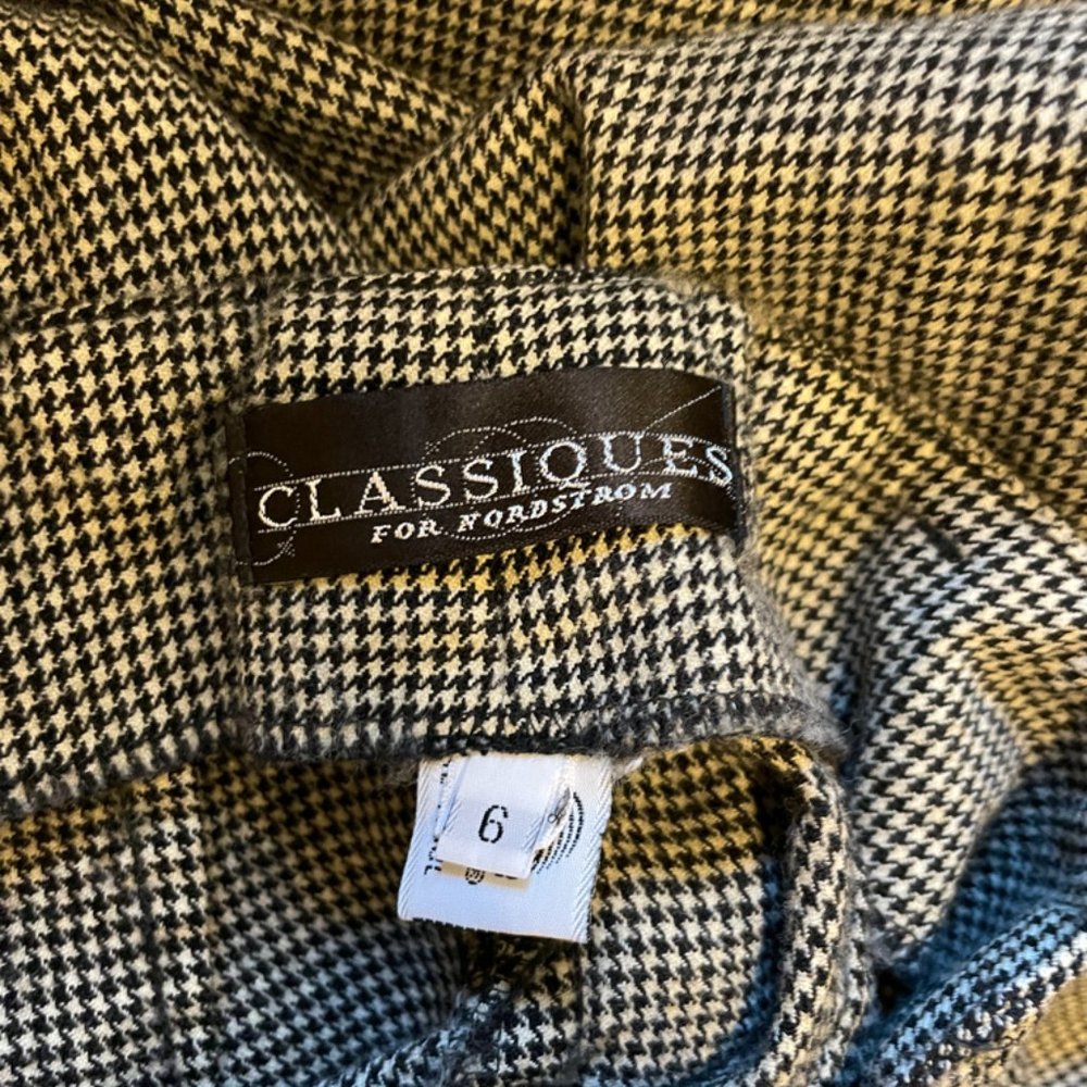 CLASSIQUES For Nordstrom Fabric Patterned Work Pants - Picture 2 of 4